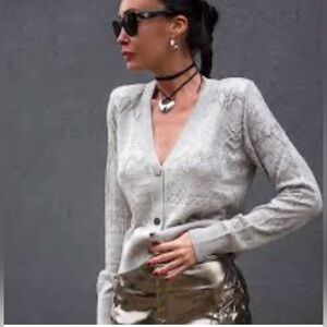 ANTHROPOLOGIE  KNITTED & KNOTTED CARDIGAN ……….265